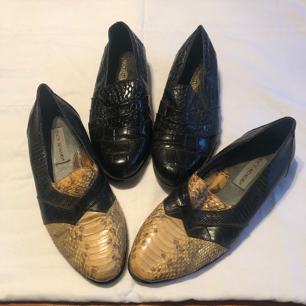 Stacy Adams genuine snake - Oak Harbor dress shoes